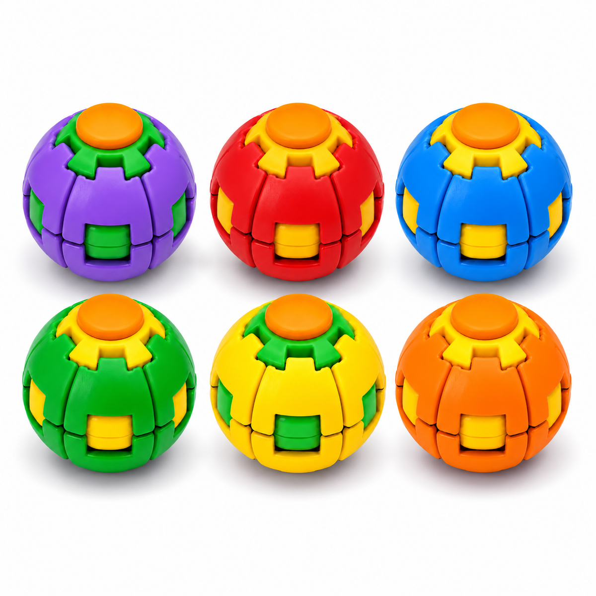 360Β° Fidget Ball β Assemble, Press, and Spin