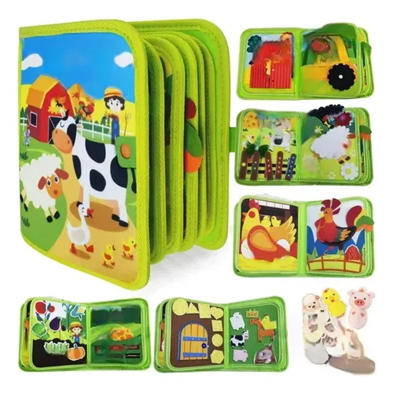 Montessori Busy Board for Toddlers Ages  brinquedo infantil