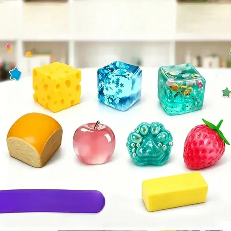 8-Piece Cute Animal Squishy Gift Pack, M brinquedo infantil