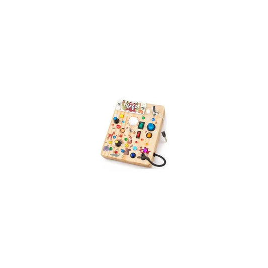 Joyreal Montessori Busy Board Toy, Woode brinquedo infantil