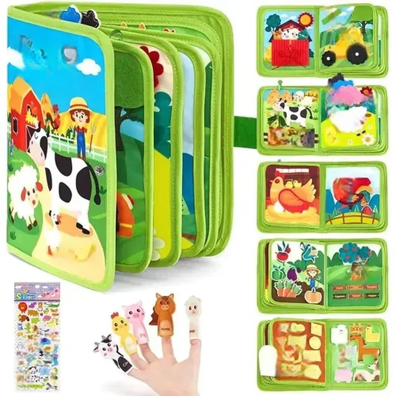 Montessori Busy Board for Toddlers Ages  brinquedo infantil