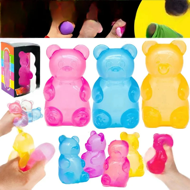 1/4 counts Gummy Bear - Sensory Fidget T brinquedo infantil