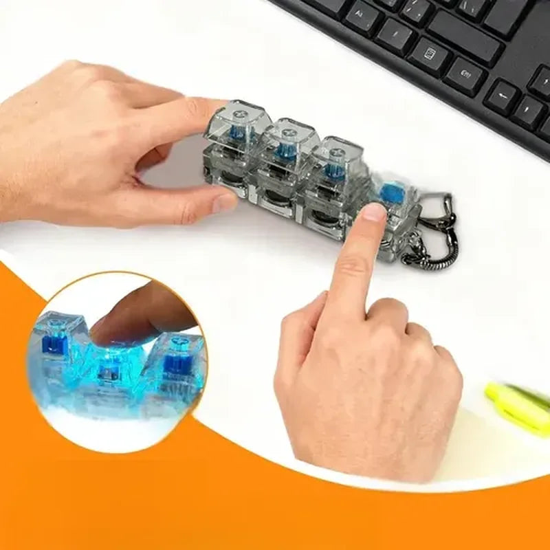 Stress-relieving Toy Mechanical Keyboard brinquedo infantil
