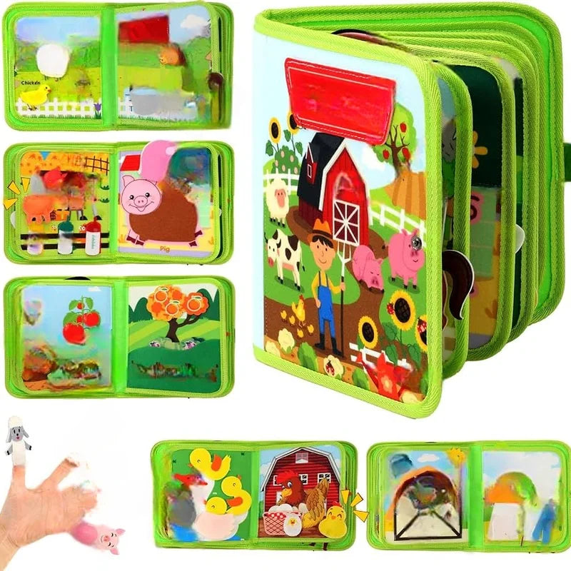 Montessori Busy Board for Toddlers Ages  brinquedo infantil