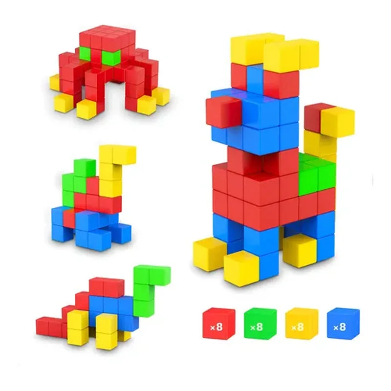 Geomag MagiCube 24-pc Magnetic Blocks Se brinquedo infantil
