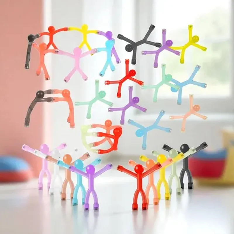 EFFUN 10-Pack Click-Lock Silicone & ABS  brinquedo infantil