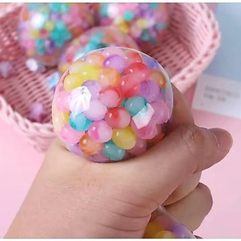 1-Piece Colorful Water Beads Squishy Str brinquedo infantil