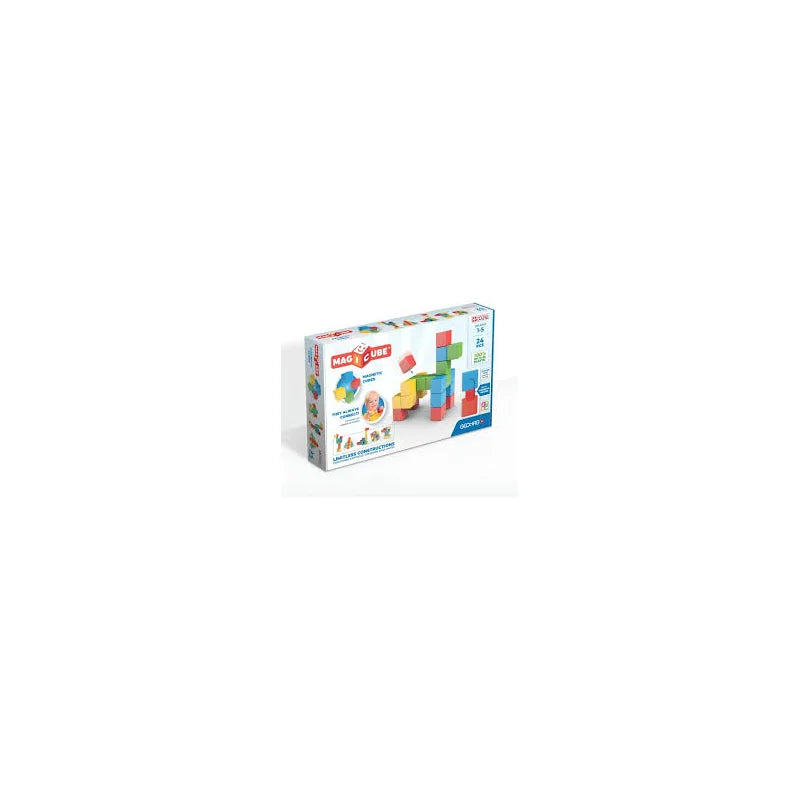 Geomag MagiCube 24-pc Magnetic Blocks Se brinquedo infantil