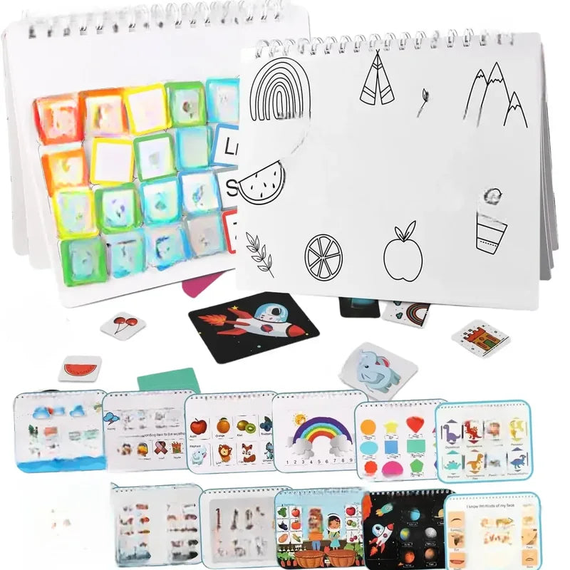 "Children's Activity Manual", Montessori brinquedo infantil