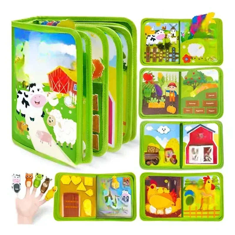 Montessori Busy Board for Toddlers Ages  brinquedo infantil