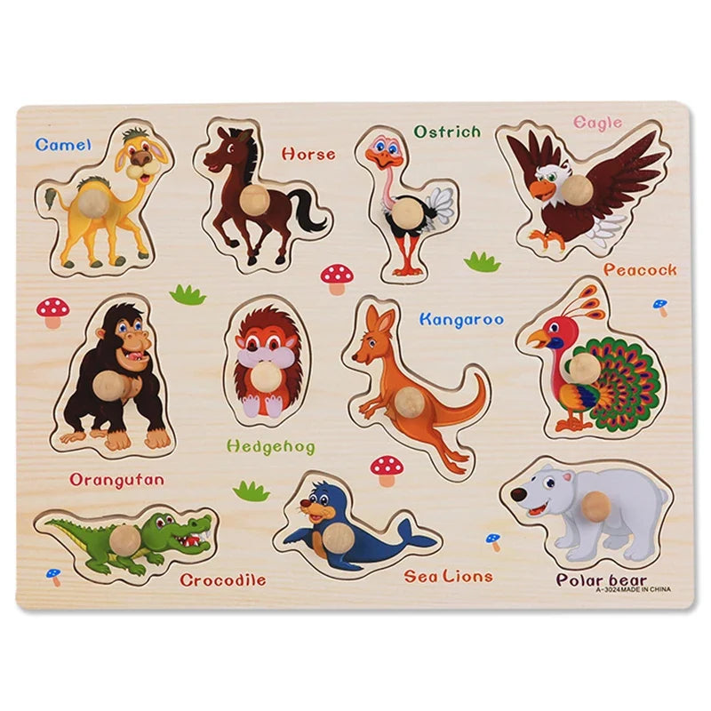 Wooden Jigsaw Puzzle for Kids