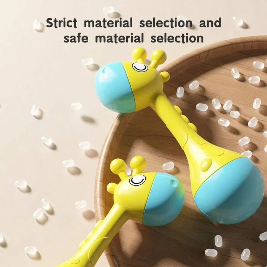 Baby Rattle | Sensory Educational Toy with Gentle Sound