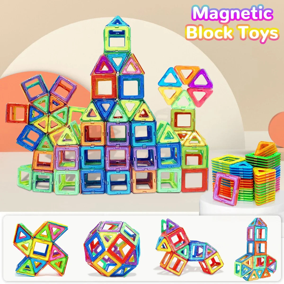 STEM Educational Magnetic Blocks Fun