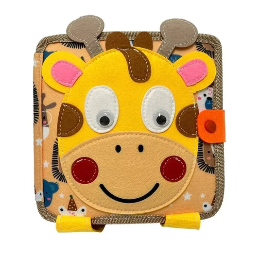 Montessori 3D Giraffe Sensory Book