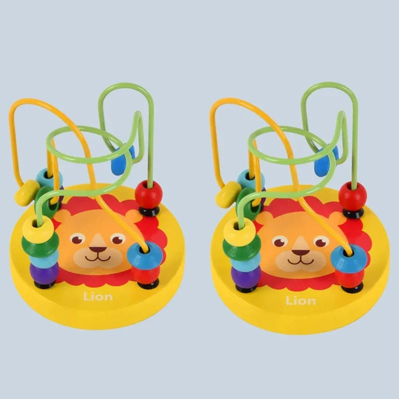 Wooden Bead Roller Coaster