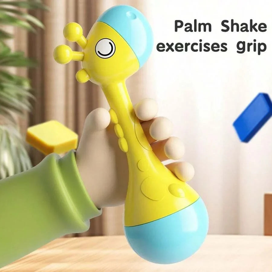 Baby Rattle | Sensory Educational Toy with Gentle Sound