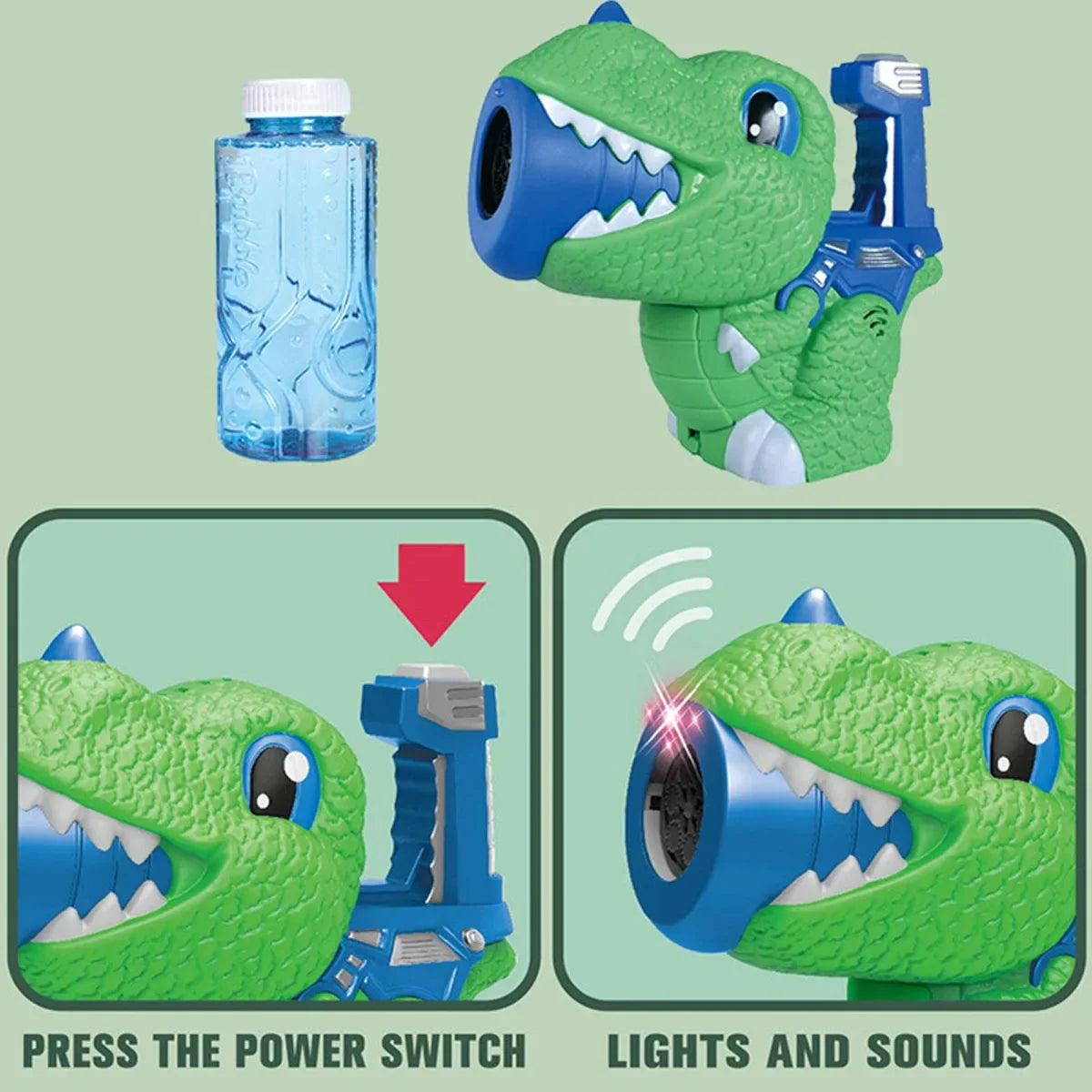 Dinosaur Bubble Blower