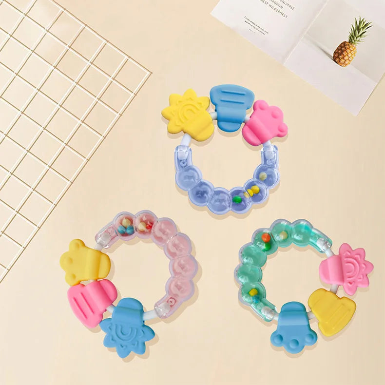 Fruit-Shaped Silicone Baby Teether