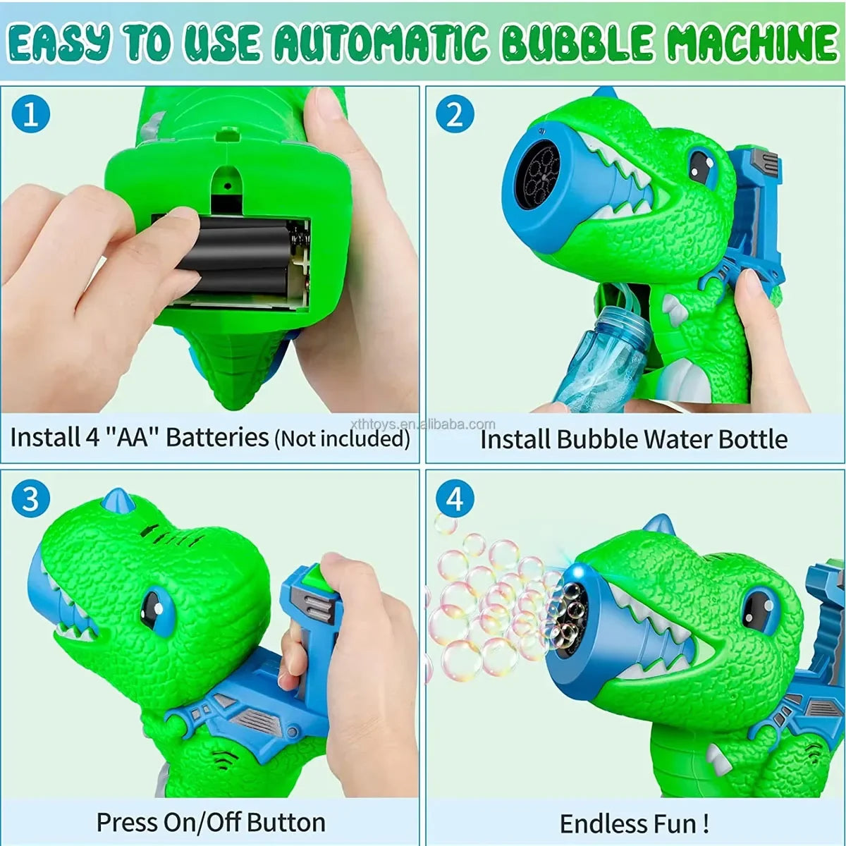 Dinosaur Bubble Blower