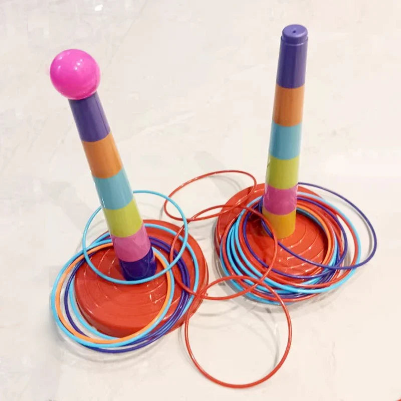 Stacking Rings Toddler Game – Educational Toy for Motor Skill Development and Family Fun
