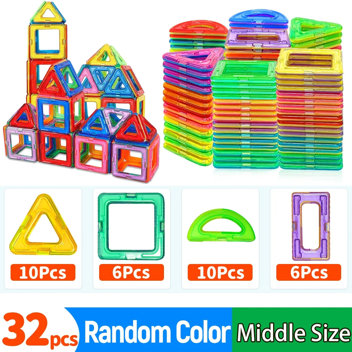 STEM Educational Magnetic Blocks Fun