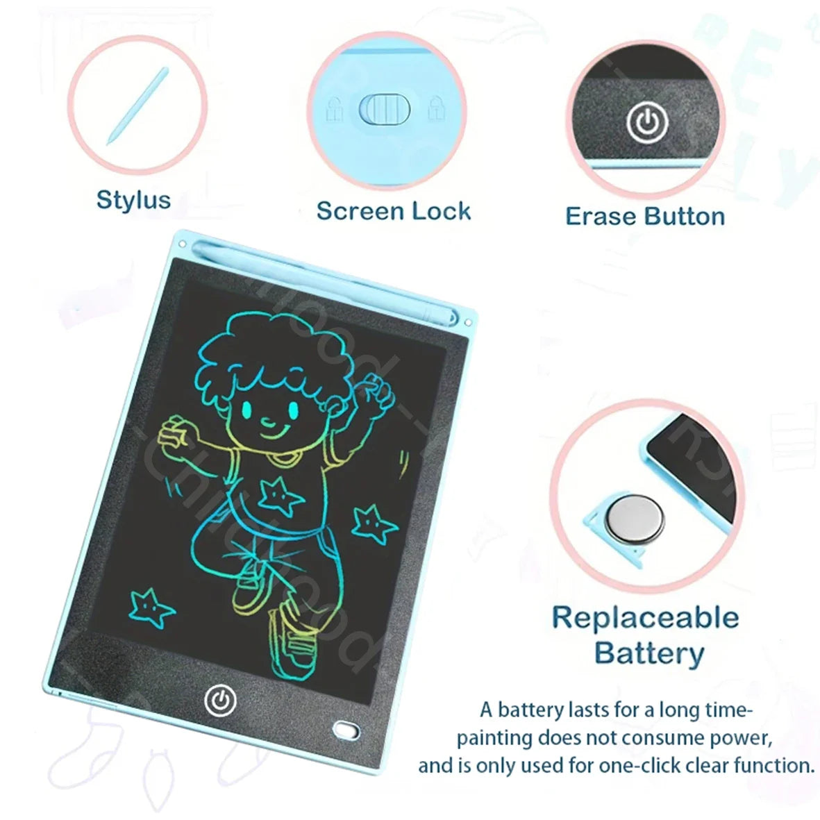 Kids' LCD Writing Tablet | Educational Magic Slate