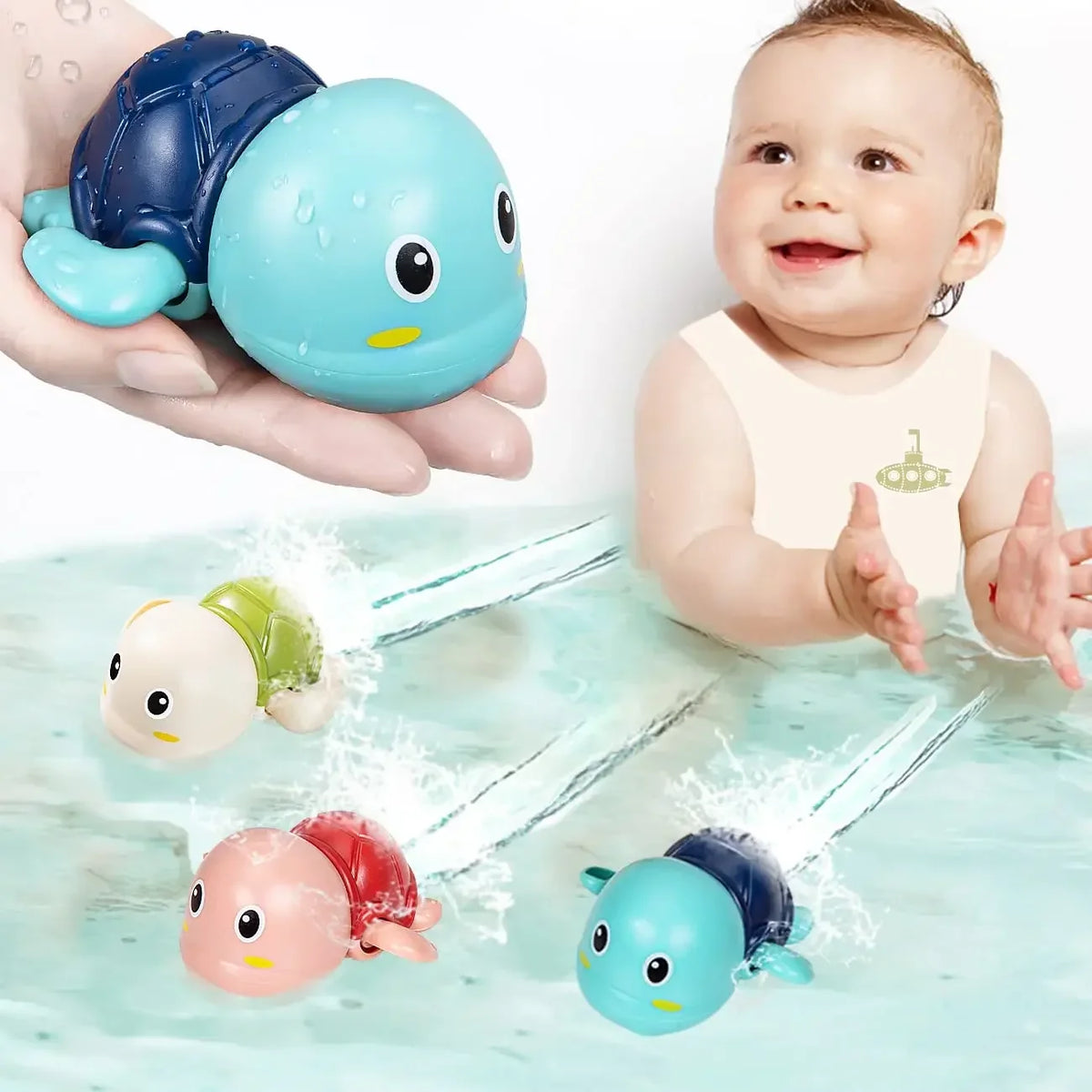 Turtle and Whale Bath Toy