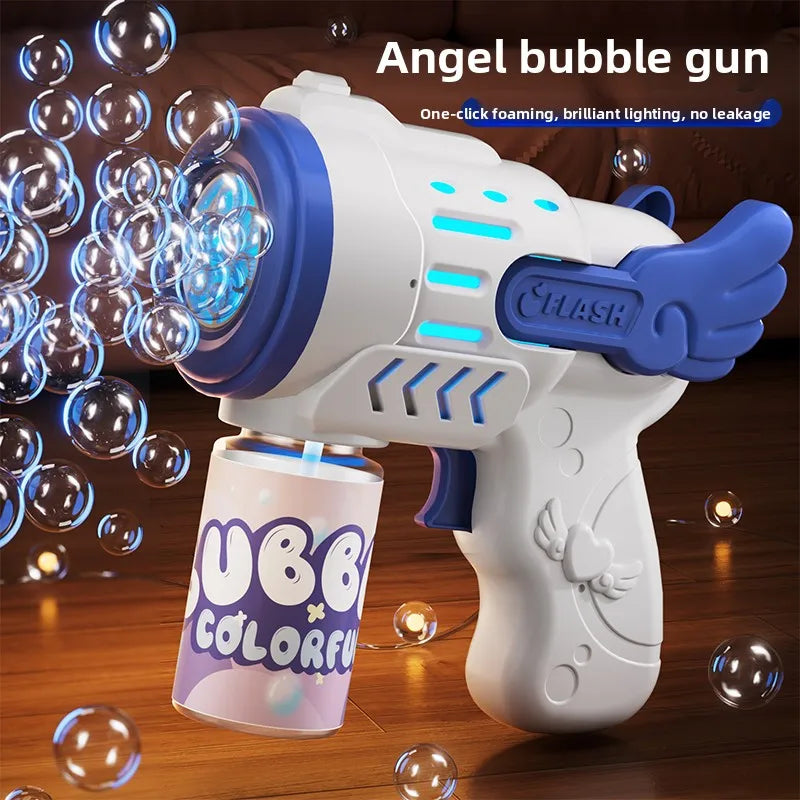 Automatic Rocket-Shaped Bubble Blower