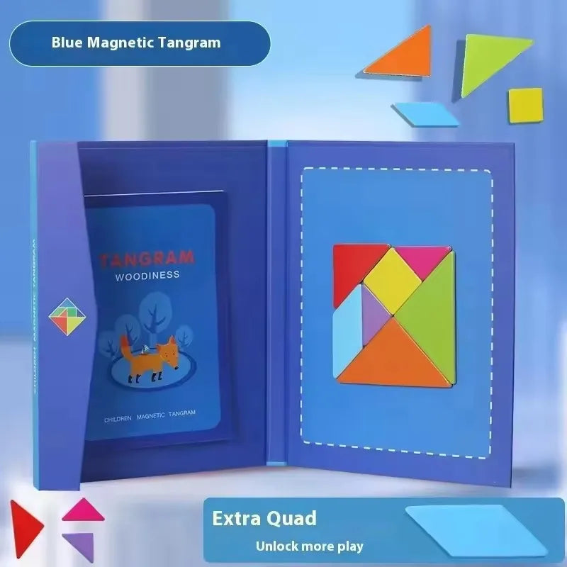 3D Magnetic Tangram Puzzle