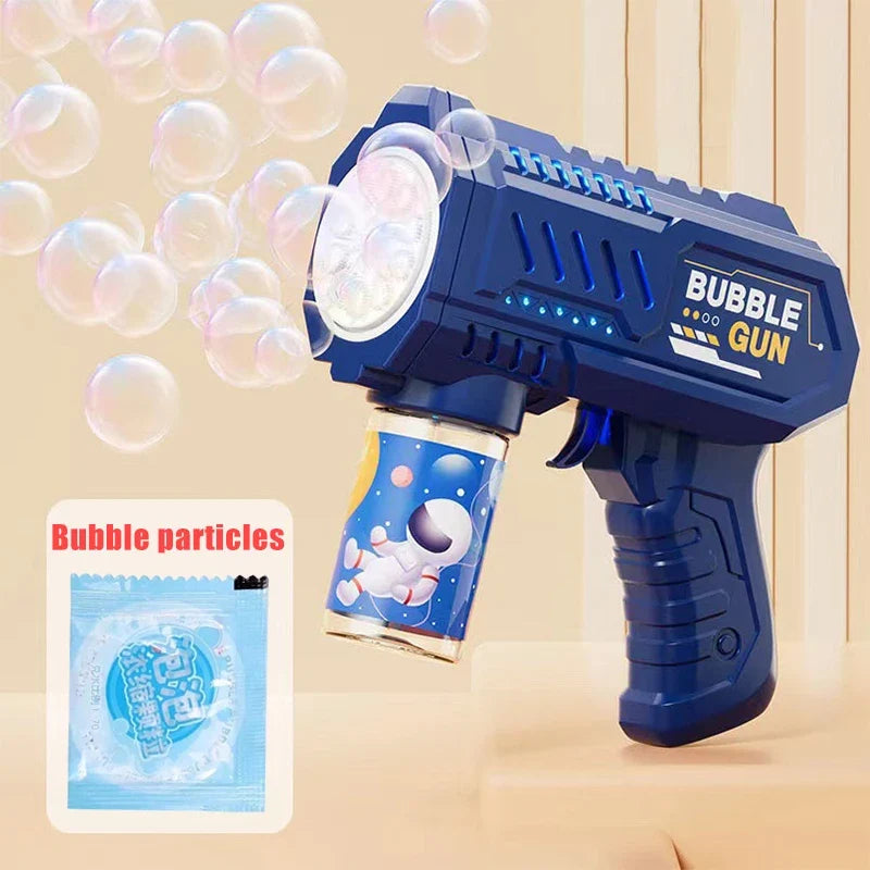 Automatic Rocket-Shaped Bubble Blower