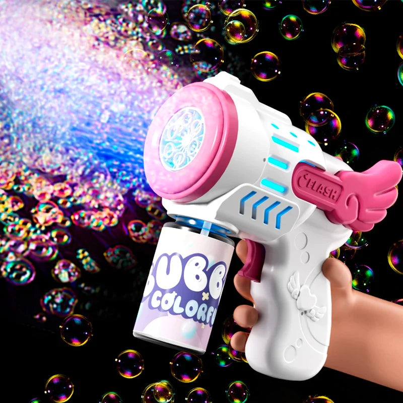 Automatic Rocket-Shaped Bubble Blower