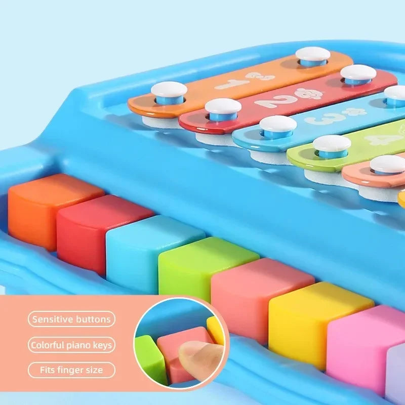 2-in-1 Piano and Xylophone Musical Toy for Babies