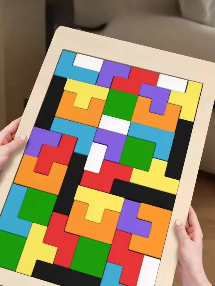 Wooden Montessori Tangram Shapes