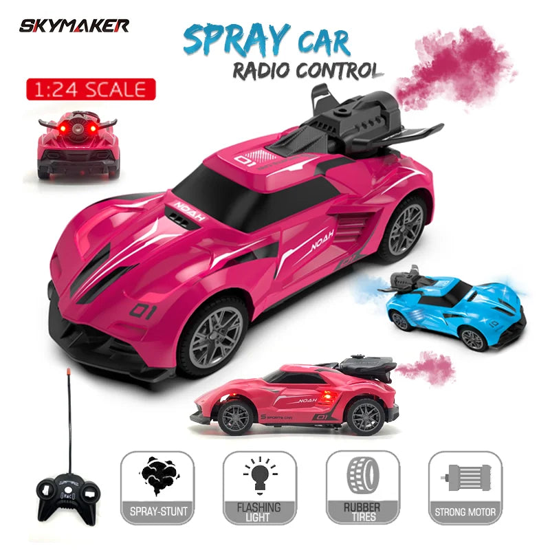 Remote Control Car with Smoke & LED