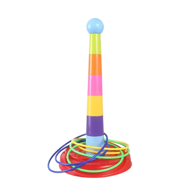Stacking Rings Toddler Game – Educational Toy for Motor Skill Development and Family Fun