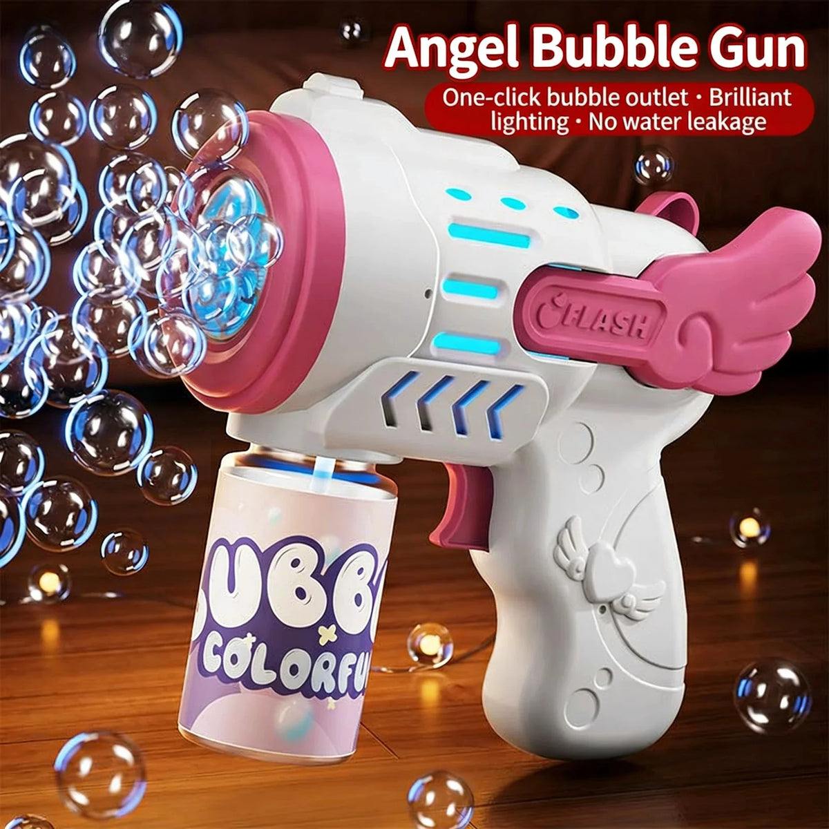 Automatic Rocket-Shaped Bubble Blower