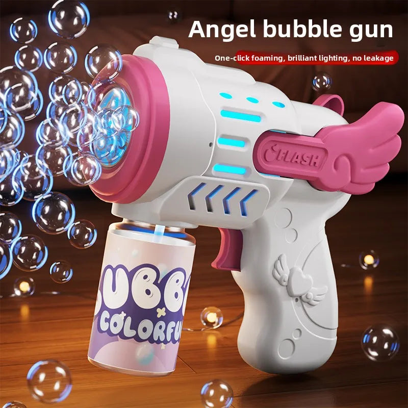 Automatic Rocket-Shaped Bubble Blower