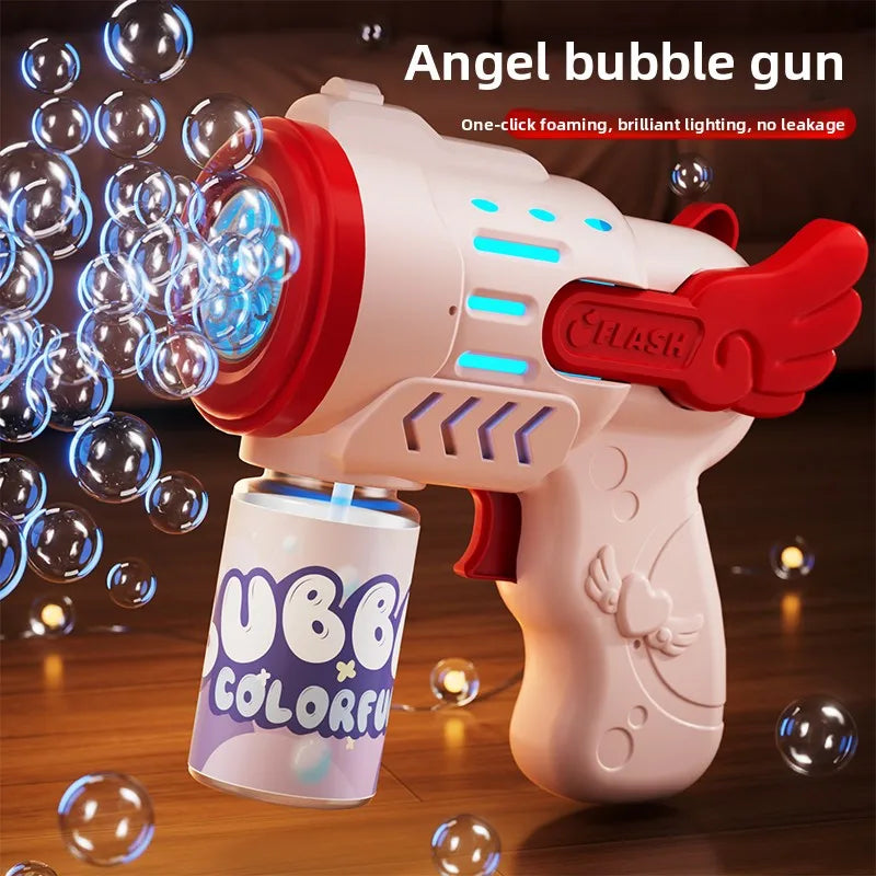 Automatic Rocket-Shaped Bubble Blower