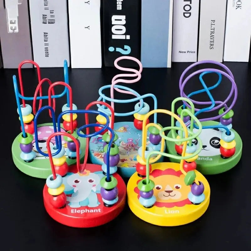 Wooden Bead Roller Coaster