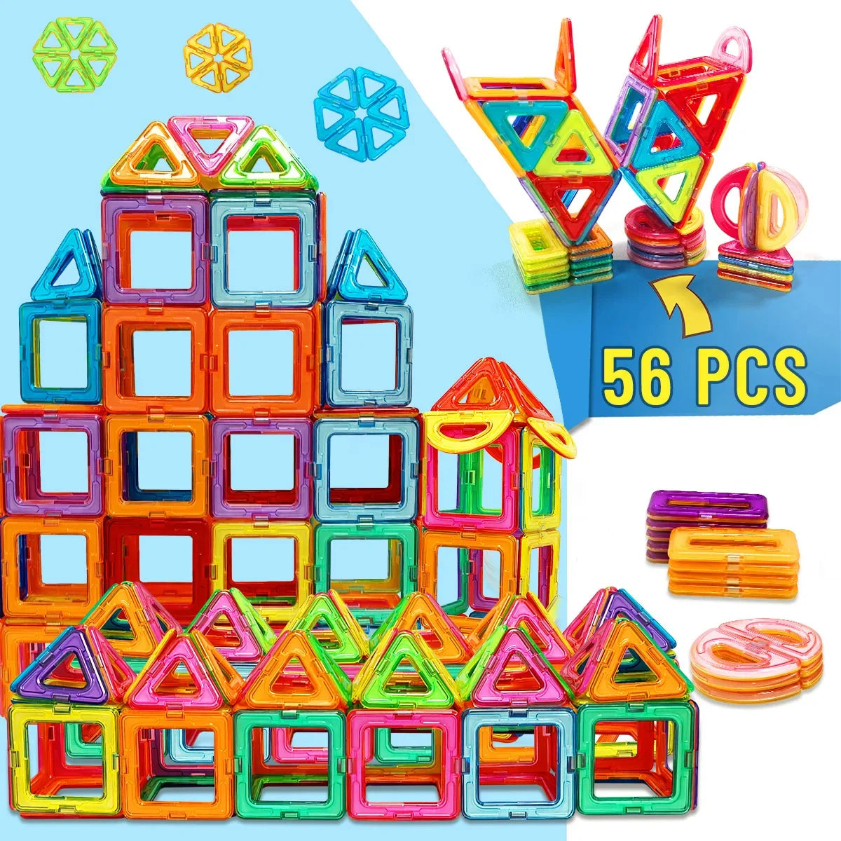 STEM Educational Magnetic Blocks Fun