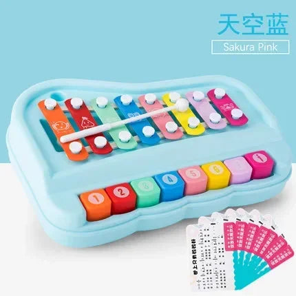 2-in-1 Piano and Xylophone Musical Toy for Babies