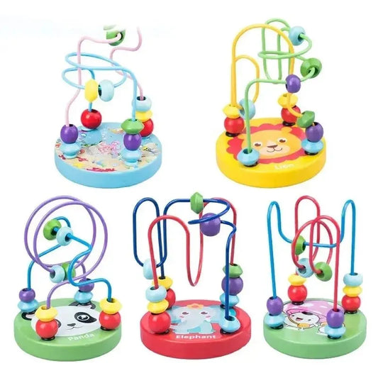 Wooden Bead Roller Coaster