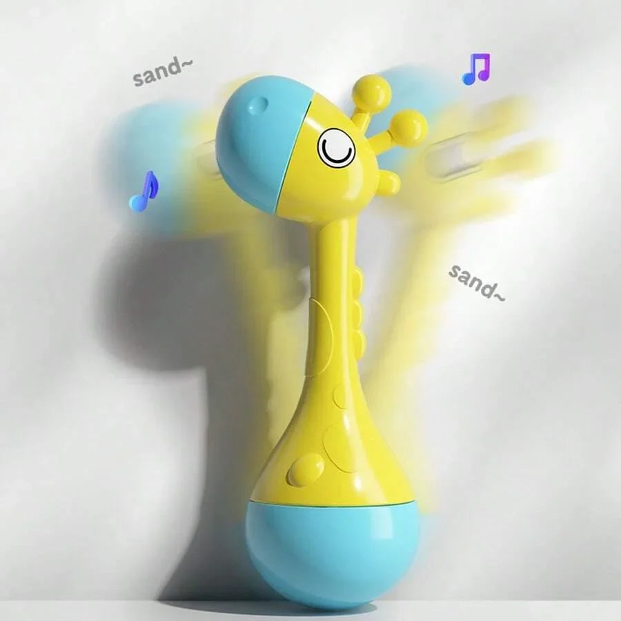 Baby Rattle | Sensory Educational Toy with Gentle Sound