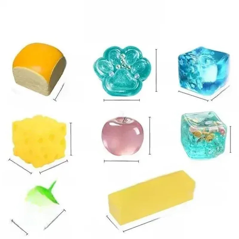 8-Piece Cute Animal Squishy Gift Pack, M brinquedo infantil