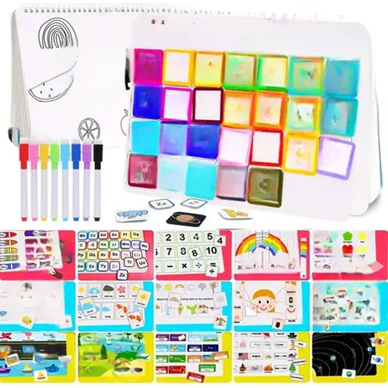 "Children's Activity Manual", Montessori brinquedo infantil