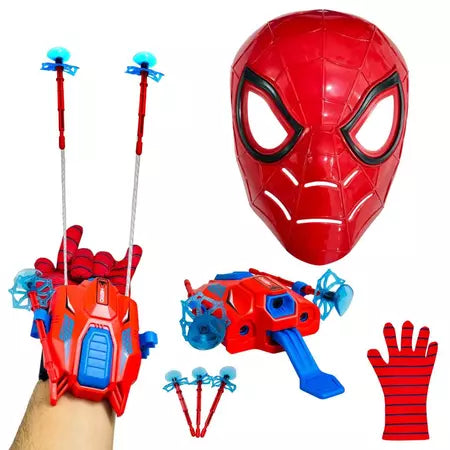 Kids Spider-Man Kit with Mask and Launcher Glove – Superhero Fun