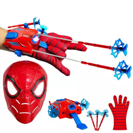 Kids Spider-Man Kit with Mask and Launcher Glove – Superhero Fun