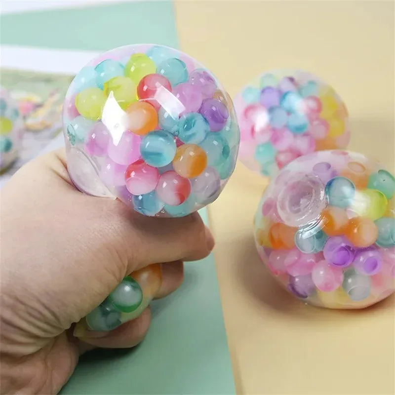 1-Piece Colorful Water Beads Squishy Str brinquedo infantil