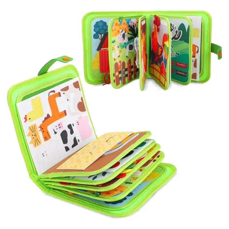 Montessori Busy Board for Toddlers Ages  brinquedo infantil