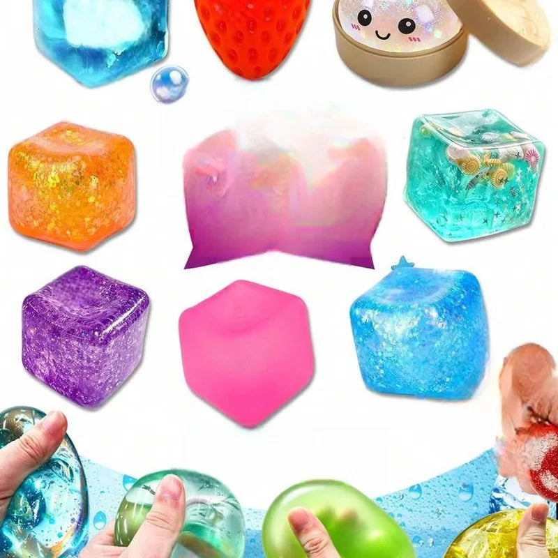 8-Piece Cute Animal Squishy Gift Pack, M brinquedo infantil